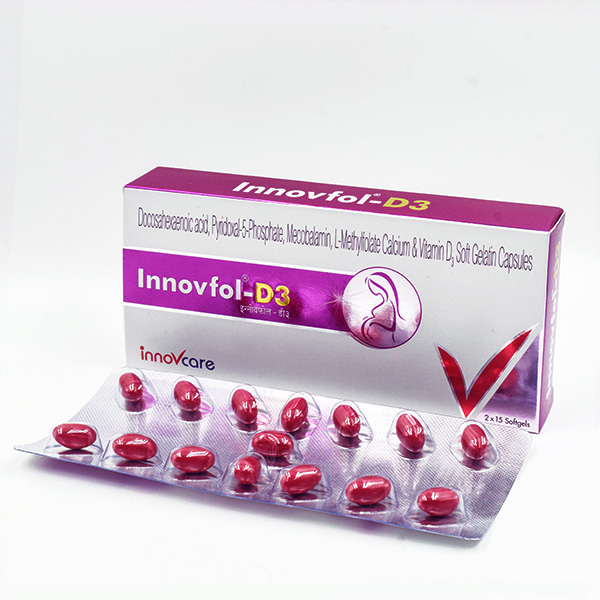 Innovcare's Innovfol D3 Capsules